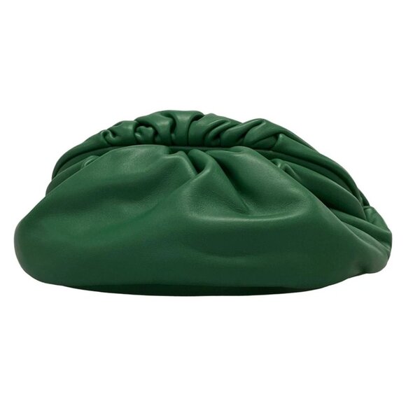 BOTTEGA VENETA The Chain Pouch - Green Leather Shoulder Bag 721-071125 - Picture 5 of 14